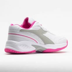 Diadora Challenge 4 SL Junior White/Silver/Rodamine Red Kids' Shoes