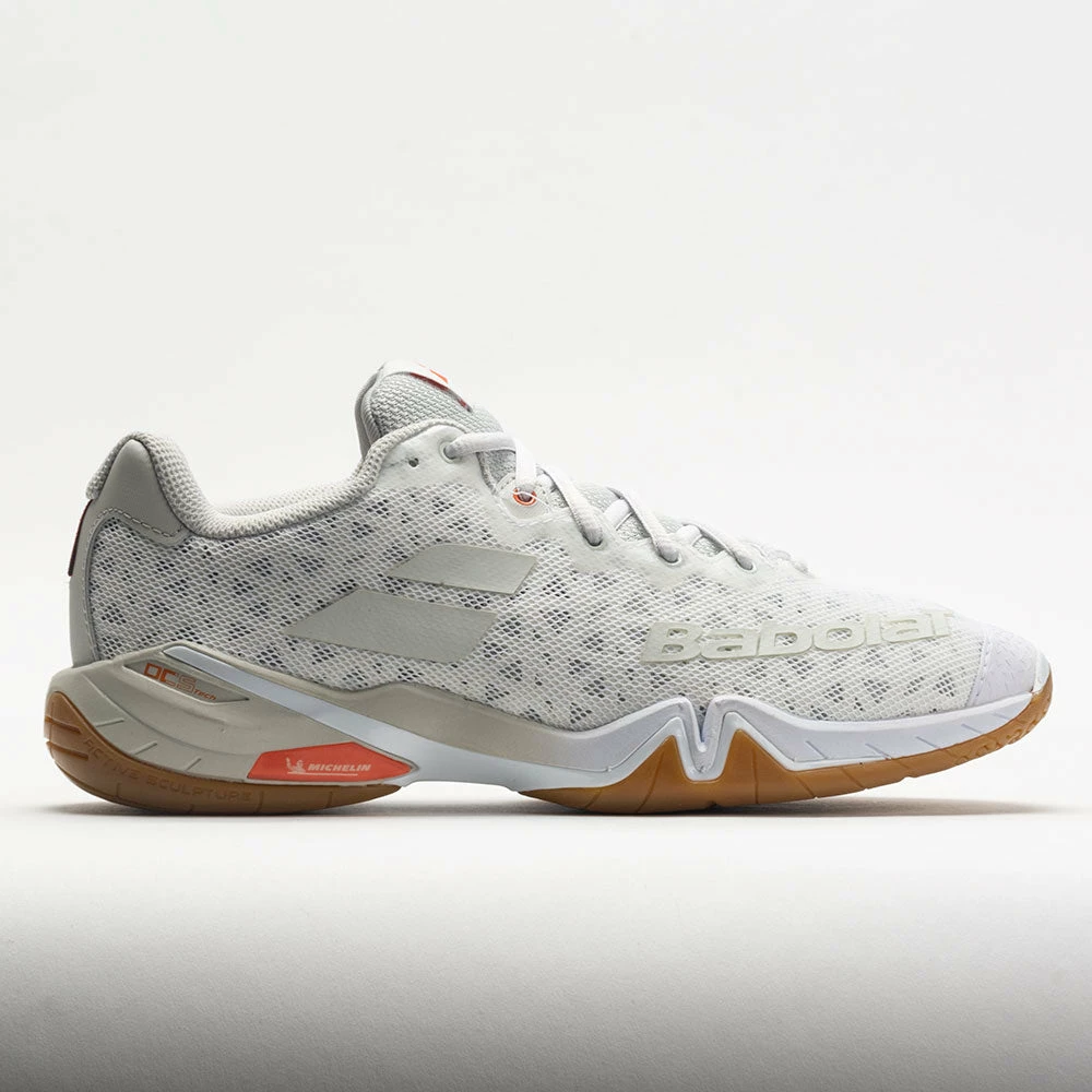 Squash Shoes Babolat Shadow Tour Men's White/Light Gray 3 Squash Shoes Babolat Shadow Tour Men's White/Light Gray