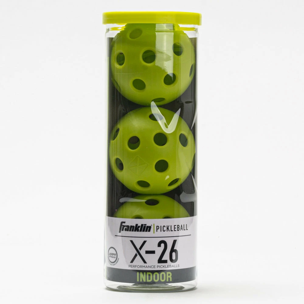 Franklin X-26 Indoor Pickleball 3 Pack Tube 5 Franklin X-26 Indoor Pickleball 3 Pack Tube