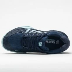 K-Swiss Express Light Pickleball Women's Black Iris/Blue Glow/White Pickleball Shoes