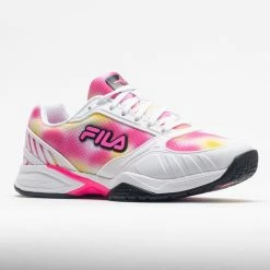 Pickleball Shoes Fila Volley Zone Women's Tie-Dye Print White/Pink/Black