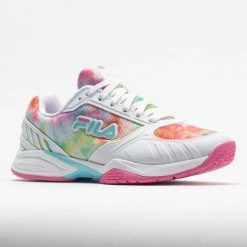 Fila Volley Zone Women's Tie-Dye Print Multi/White/White Pickleball Shoes