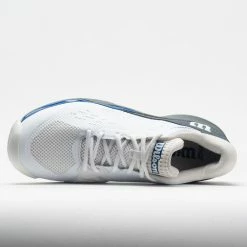 Pickleball Shoes Wilson Rush Pro Ace Pickler Men's White/Stormy Weather/Classic Blue 10 Pickleball Shoes Wilson Rush Pro Ace Pickler Men's White/Stormy Weather/Classic Blue