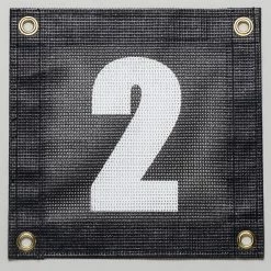 Tourna Tennis Court Numbers - Mesh