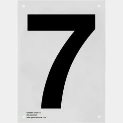 Gamma Tennis Court Numbers (Plastic)