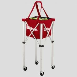Tennis Accessories Wilson Tennis Teaching Cart With Red Bag