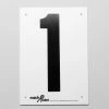 Wilson Tennis Court Numbers- Styrene Tennis Accessories 2 Wilson Tennis Court Numbers- Styrene Tennis Accessories