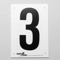 Wilson Tennis Court Numbers- Styrene Tennis Accessories