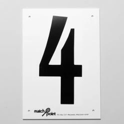 Wilson Tennis Court Numbers- Styrene Tennis Accessories