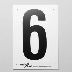 Wilson Tennis Court Numbers- Styrene Tennis Accessories