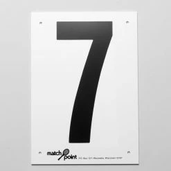 Wilson Tennis Court Numbers- Styrene Tennis Accessories