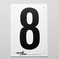 Wilson Tennis Court Numbers- Styrene Tennis Accessories