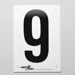 Wilson Tennis Court Numbers- Styrene Tennis Accessories