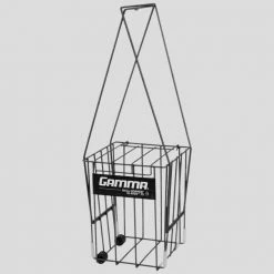 Gamma Ball Hopper Hi-Rise 75 Balls With Wheels Tennis Accessories