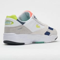 Lacoste Storm 96 Low 0120 1 Men's Light Grey/light Green Lifestyle Sneakers
