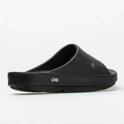 OOFOS OOahh Women's Black Sandals & Slides
