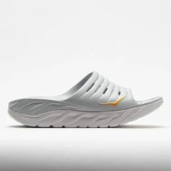 HOKA Ora Recovery Slide Men's Lunar Rock/Radiant Yellow Sandals & Slides