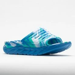 Sandals & Slides HOKA Ora Recovery Slide Swirl Unisex Atlantic/Blue Coral