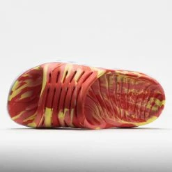 HOKA Ora Recovery Slide Swirl Unisex Yellow Pear/Fiesta Sandals & Slides