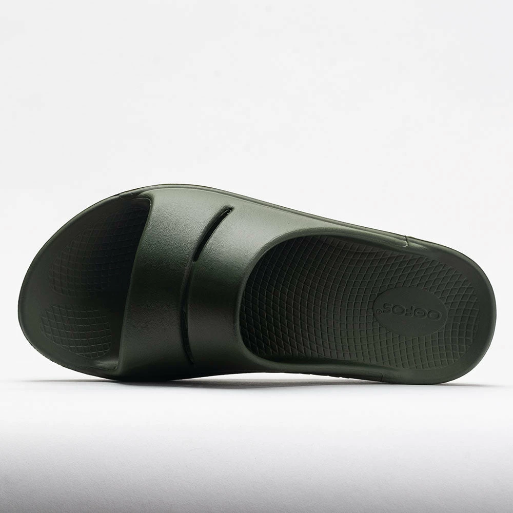OOFOS OOahh Men's Forest Green Sandals & Slides 4 OOFOS OOahh Men's Forest Green Sandals & Slides