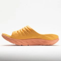 HOKA Ora Recovery Slide Unisex Amber Yellow/Shell Coral Sandals & Slides
