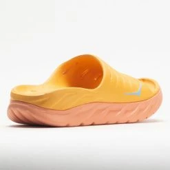 HOKA Ora Recovery Slide Unisex Amber Yellow/Shell Coral Sandals & Slides