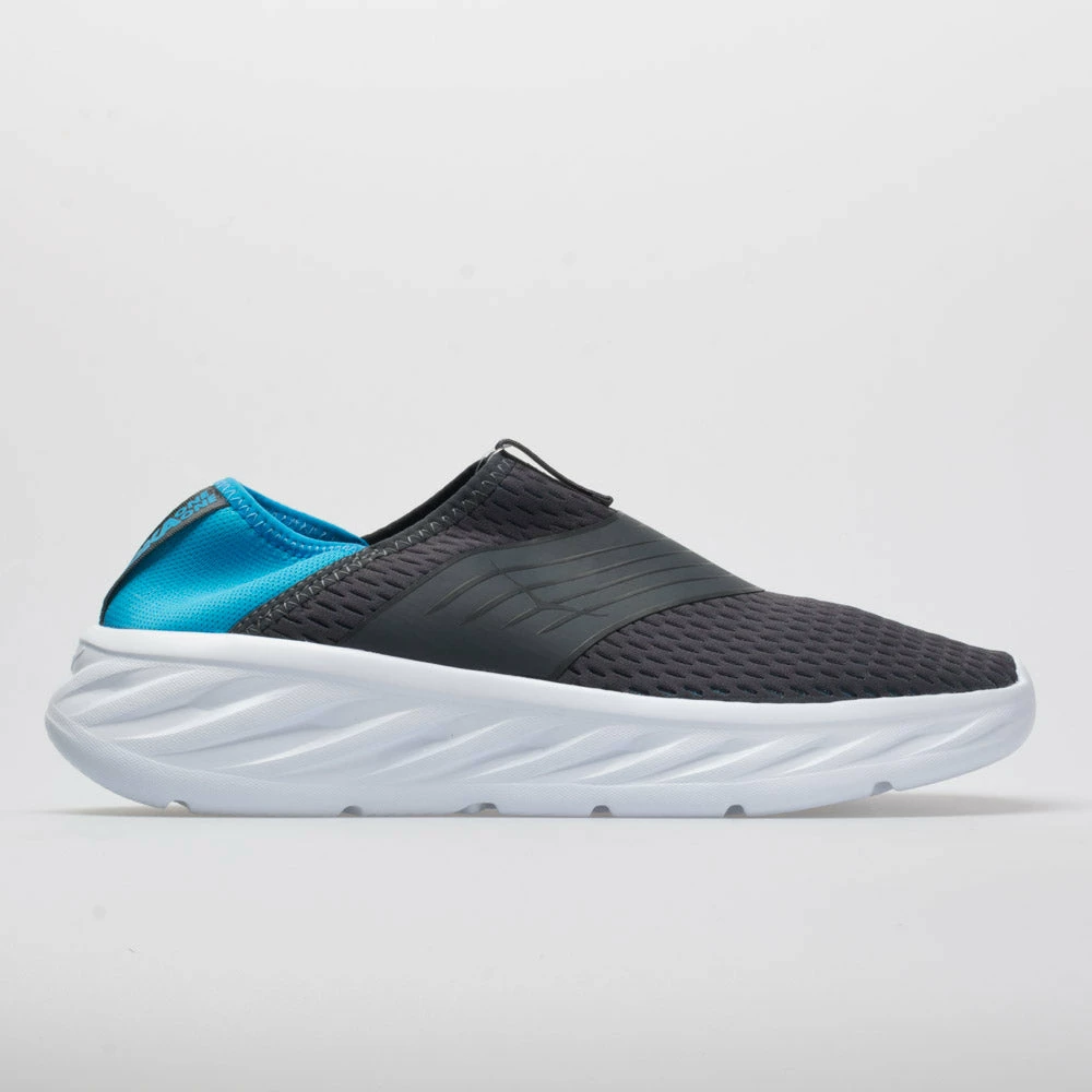 Hoka One One Ora Recovery Shoe Men's Ebony/Dresden Blue 3 Hoka One One Ora Recovery Shoe Men's Ebony/Dresden Blue