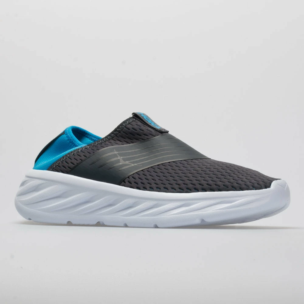 Hoka One One Ora Recovery Shoe Men's Ebony/Dresden Blue 8 Hoka One One Ora Recovery Shoe Men's Ebony/Dresden Blue