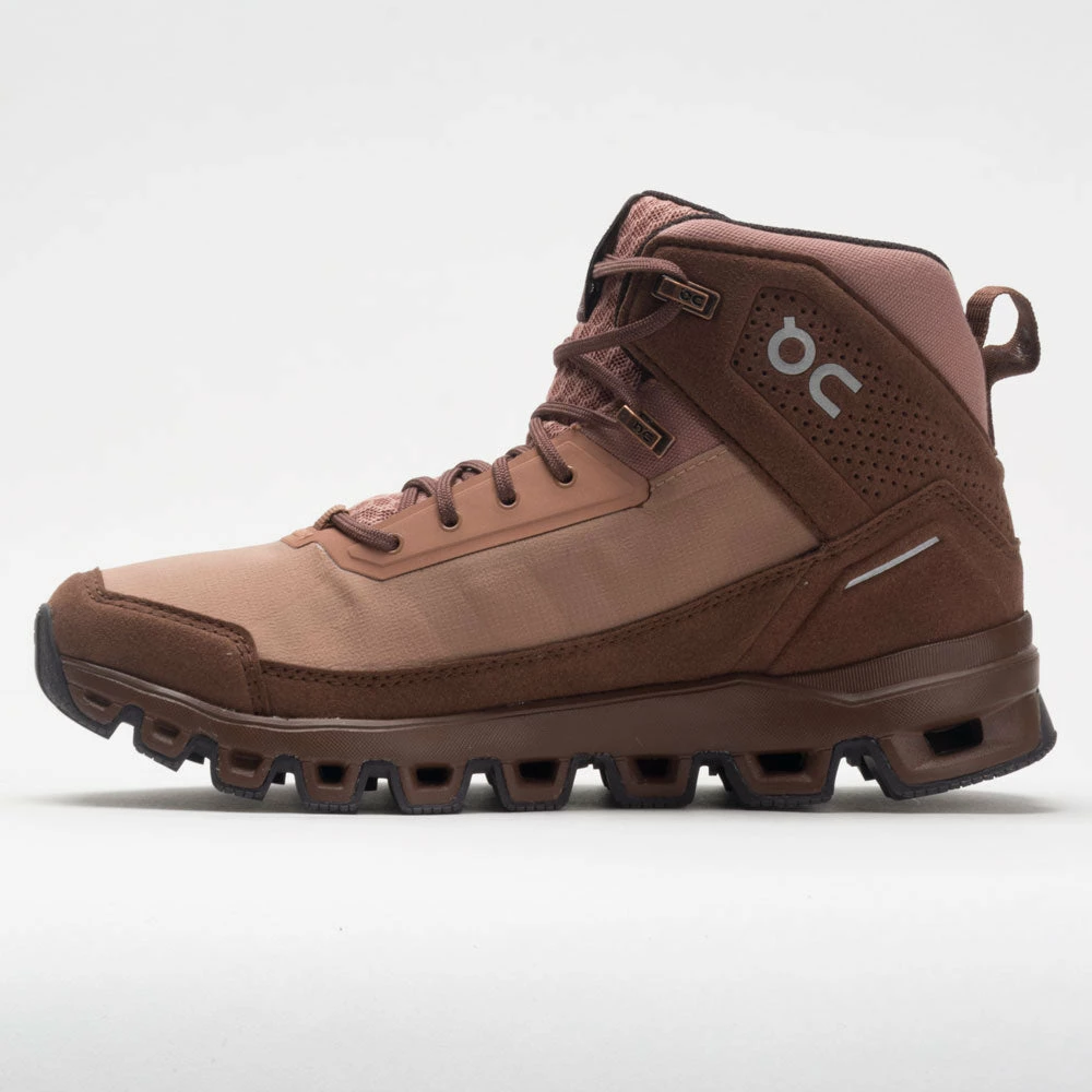 On Running Hiking Shoes On Cloudridge Women's Mocha/Pebble 4 On Running Hiking Shoes On Cloudridge Women's Mocha/Pebble