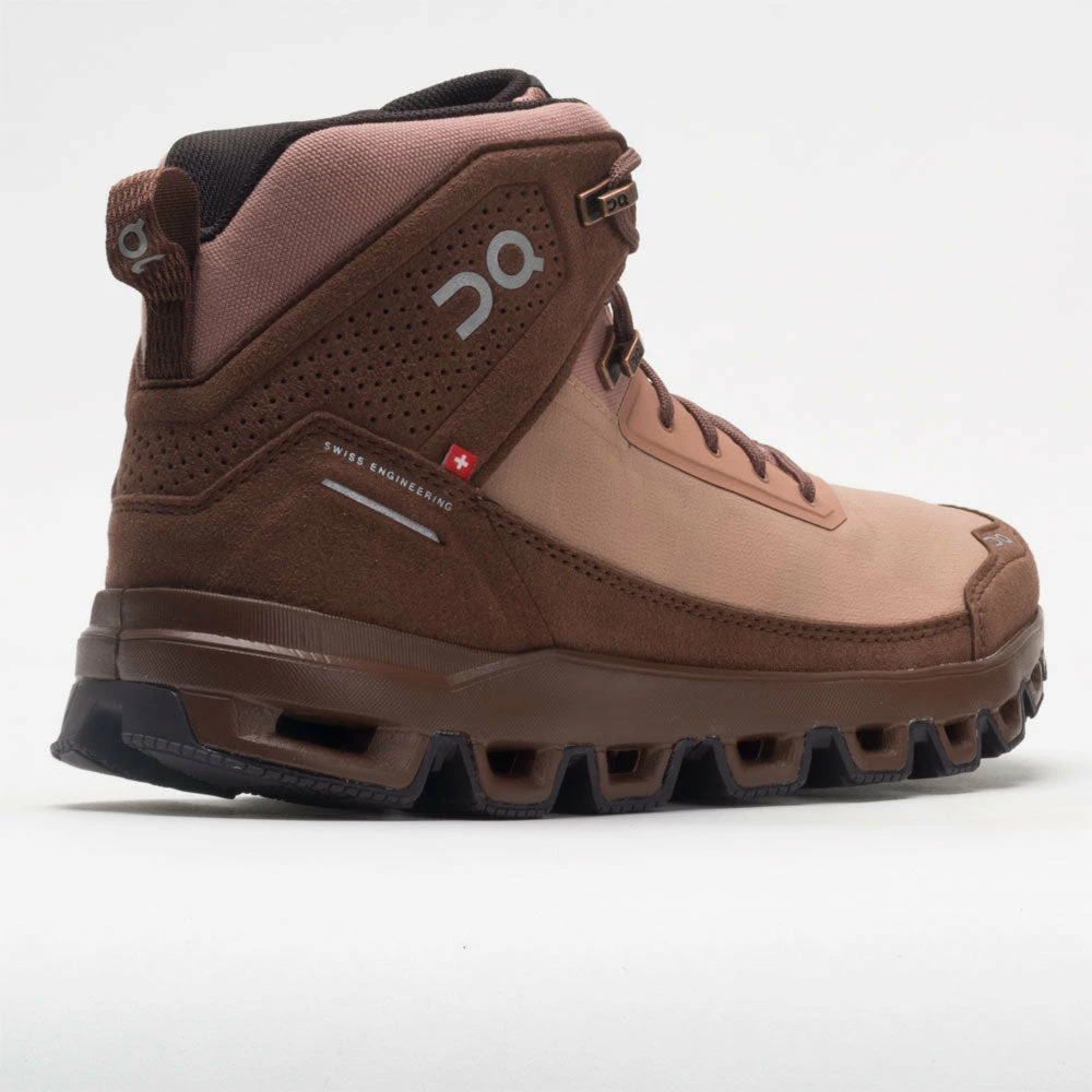 On Running Hiking Shoes On Cloudridge Women's Mocha/Pebble 8 On Running Hiking Shoes On Cloudridge Women's Mocha/Pebble