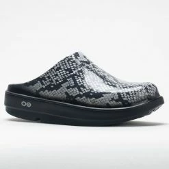 OOFOS OOcloog Limited Women's Black/Snakeskin Walking Shoes