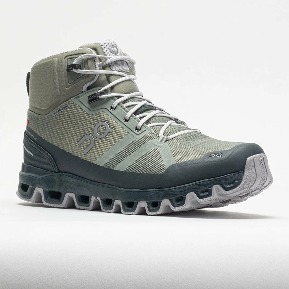 On Running On Cloudrock Waterproof Men's Kelp/Lead Hiking Shoes 7 On Running On Cloudrock Waterproof Men's Kelp/Lead Hiking Shoes