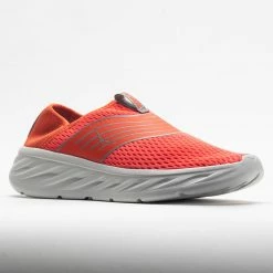HOKA Ora Recovery Shoe Men's Mandarin Red/Lunar Rock