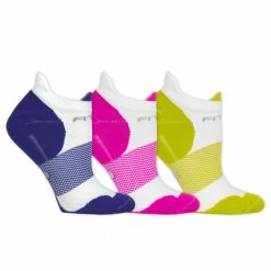 Fitsok F4 Tech No Show Socks 3 Pack
