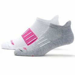 Brooks Ghost Midweight No Show Tab Socks 2 Pack