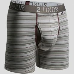 2UNDR Swing Shift 6" Boxer Briefs Stripes