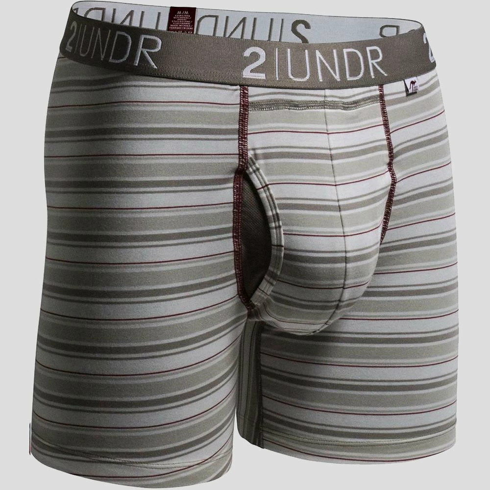 2UNDR Swing Shift 6" Boxer Briefs Stripes 3 2UNDR Swing Shift 6" Boxer Briefs Stripes
