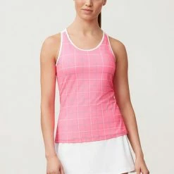 Fila Windowpane Racerbank Tank Women's Women's Clothing