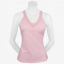 Fila Ruffles & Stripes Stripe Halter Tank Women's Women's Clothing