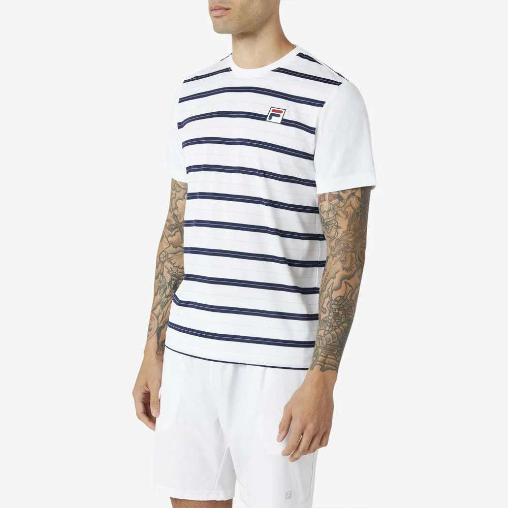 Men's Clothing Fila Legends Yarn Dye Crew Men's 3 Men's Clothing Fila Legends Yarn Dye Crew Men's