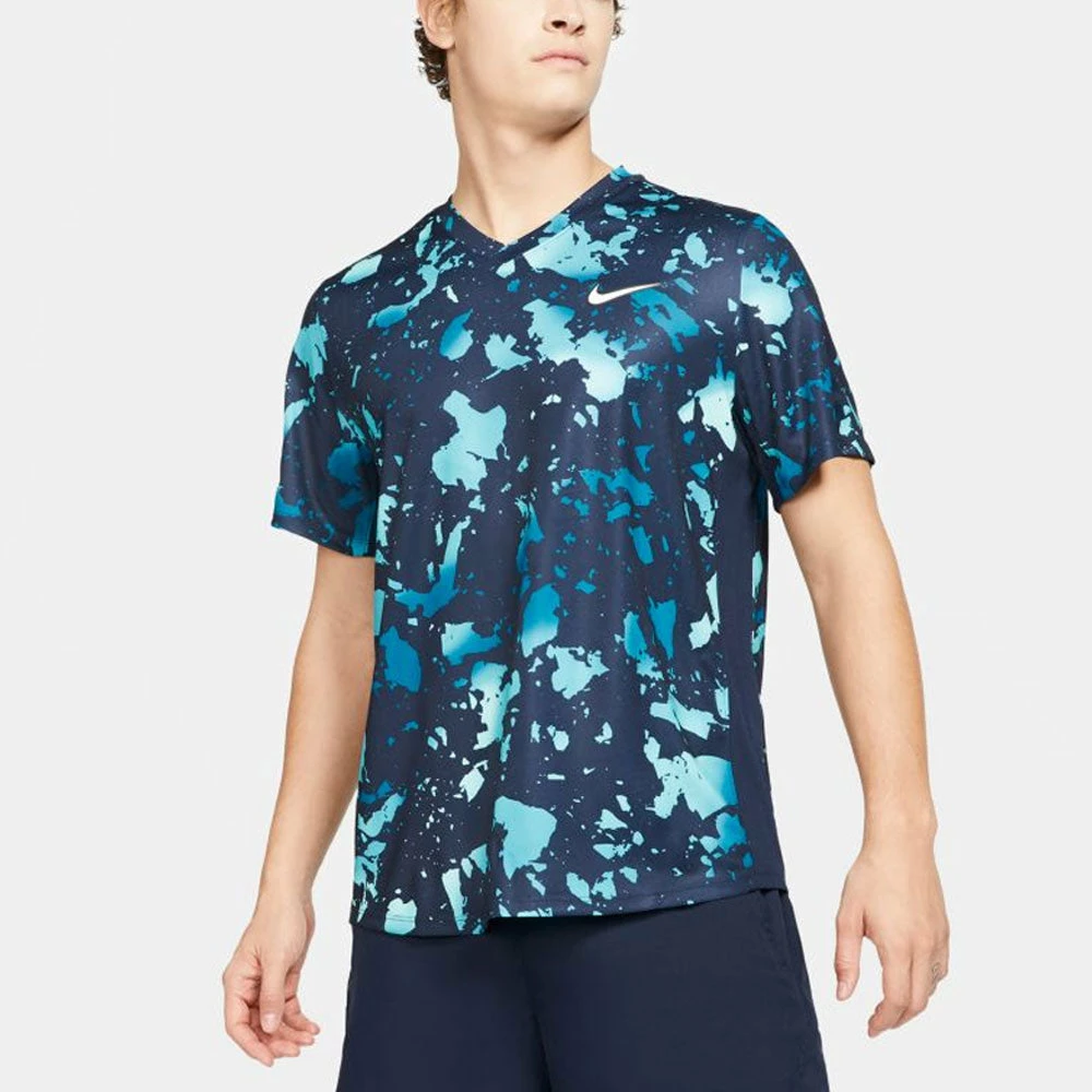 Nike Dri-Fit Victory Printed Crew Spring 2021 Men's Men's Tennis Clothing 7 Nike Dri-Fit Victory Printed Crew Spring 2021 Men's Men's Tennis Clothing