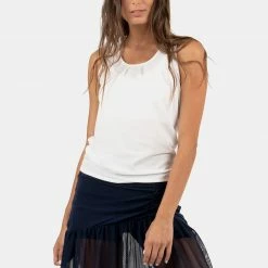 Women's Clothing Lucky In Love Tie Back Tank Women's