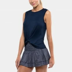 Lucky In Love Twist Front Tank Women's