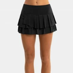 Lucky In Love Wavy Pleat Tier Skirt Women's