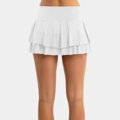 Lucky In Love Wavy Pleat Tier Skirt Women's
